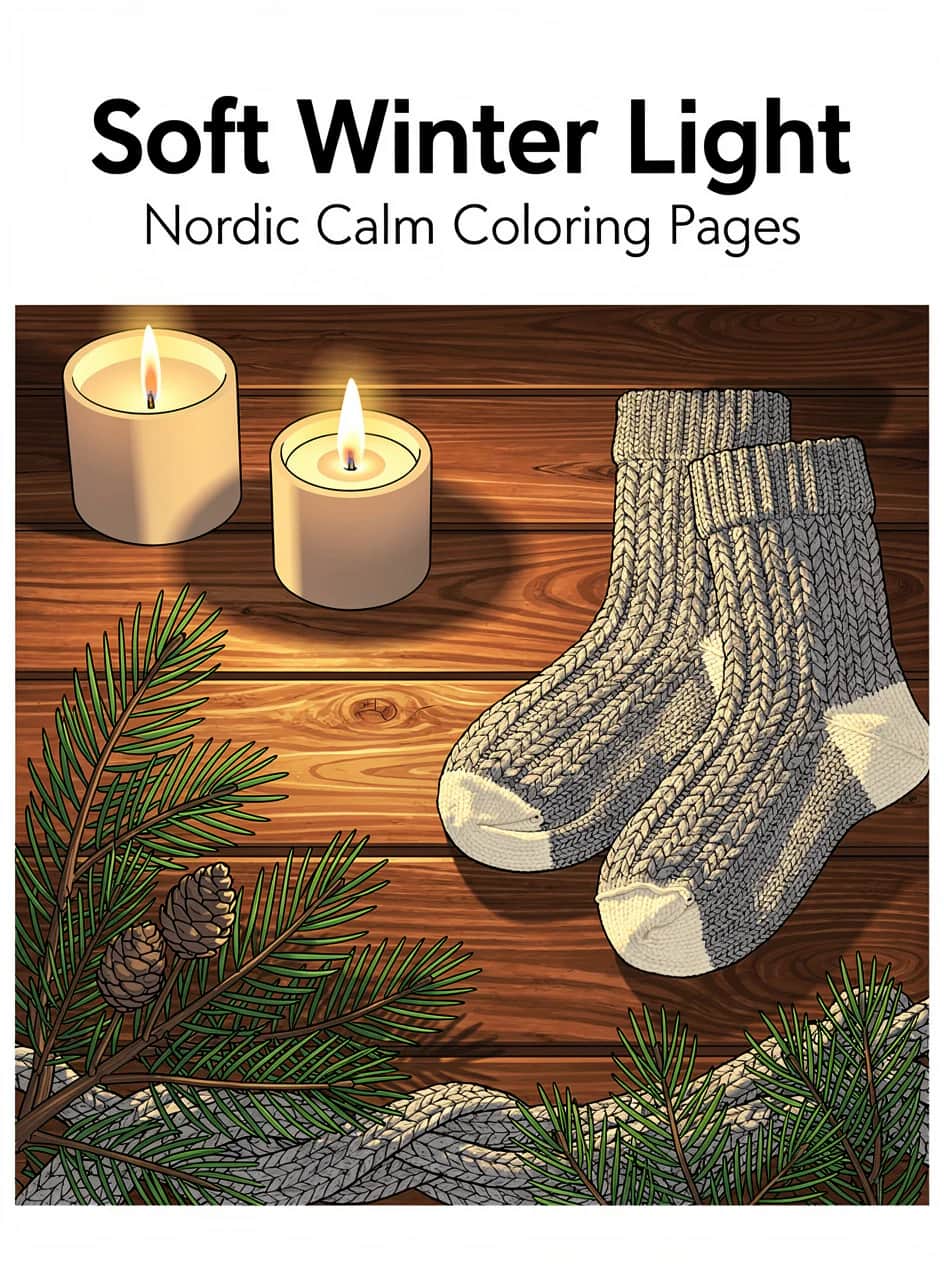 Hygge Coloring cover concept