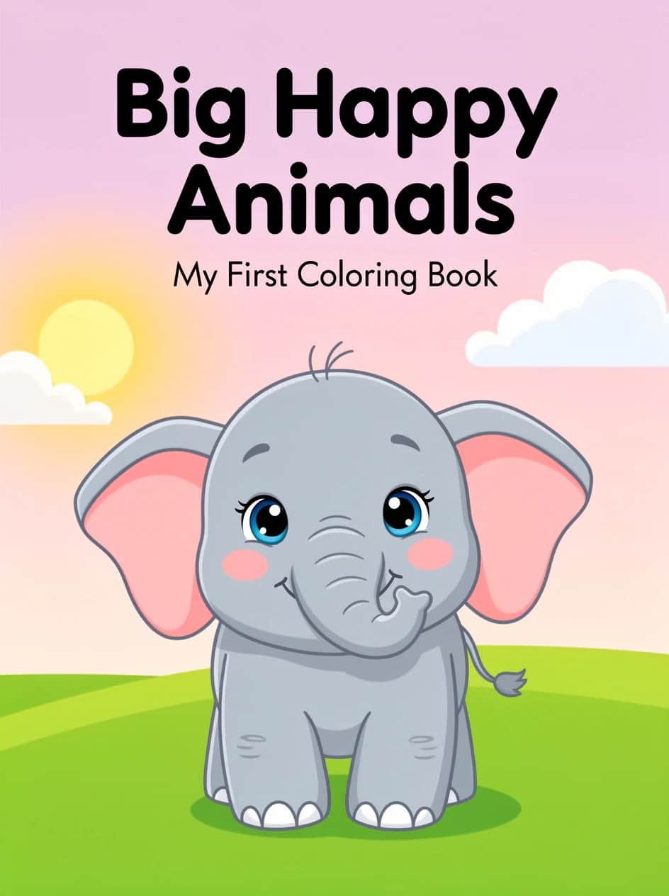 Toddler Coloring cover concept